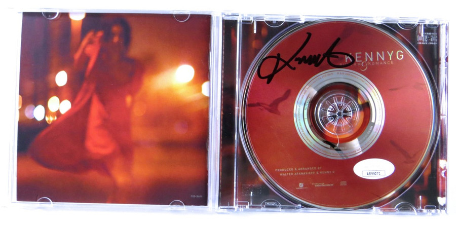 Kenny G Signed Autographed Compact Disc CD Rhythm and Romance JSA AB55071