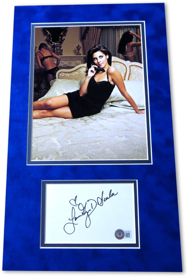 Jamie-Lynn Sigler Signed Autographed Matted 8X10 Cut Sopanos Meadow BAS BD19811