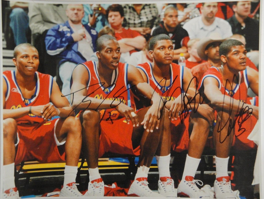 Dwight Howard +2 Signed Autograph 11"x14" Photograph Mcdonalds High School Game