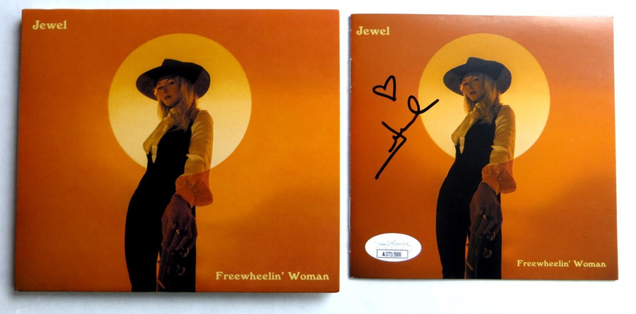 Jewel Signed Autographed CD Insert Freewheelin' Woman JSA