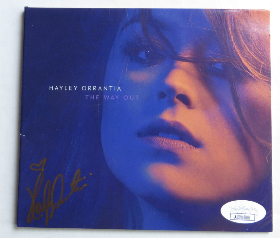 Hayley Orrantia Signed Autographed CD Cover The Way Out The Goldbergs JSA