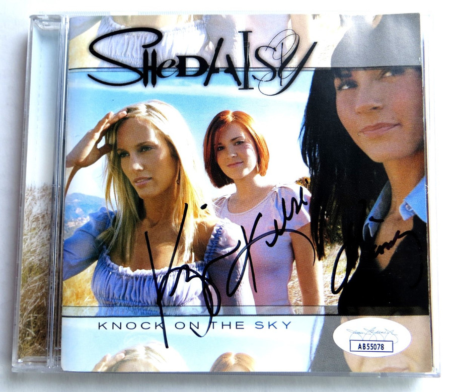 SHeDAISY Signed Autographed CD Booklet Knock on the Sky JSA AB55078