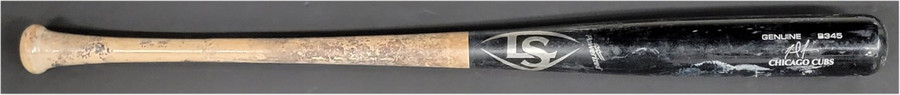 Miguel Amaya Official Major League Game Used Baseball Bat Chicago Cubs Catcher
