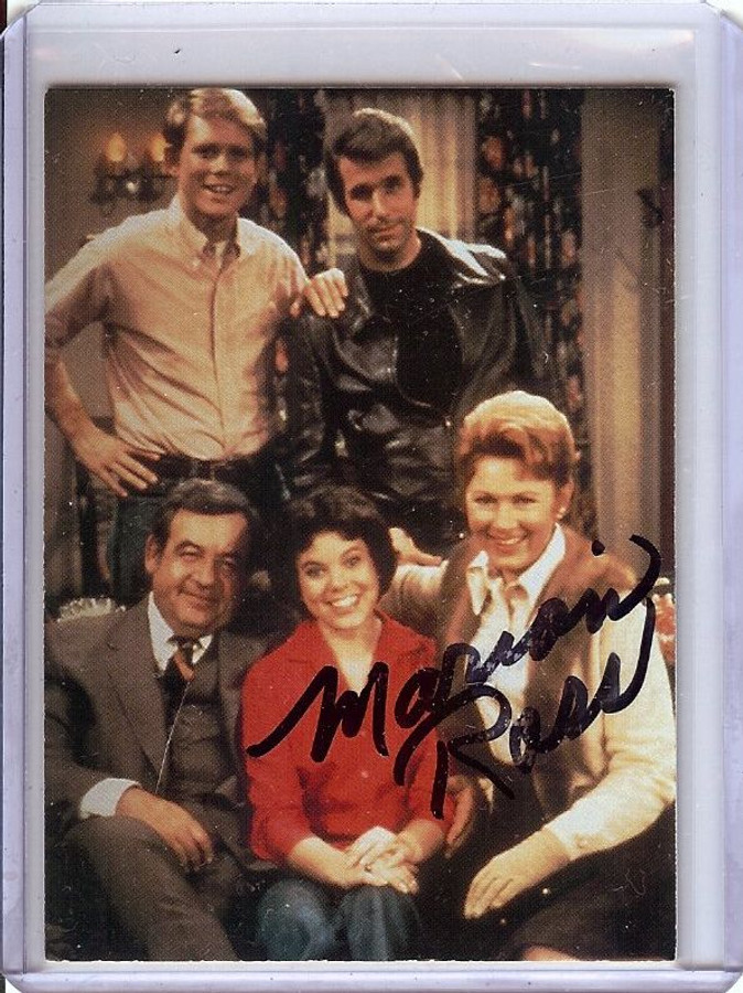 Marion Ross Signed Autograph Trading Card Happy Days Mrs Cunningham JSA AB41704