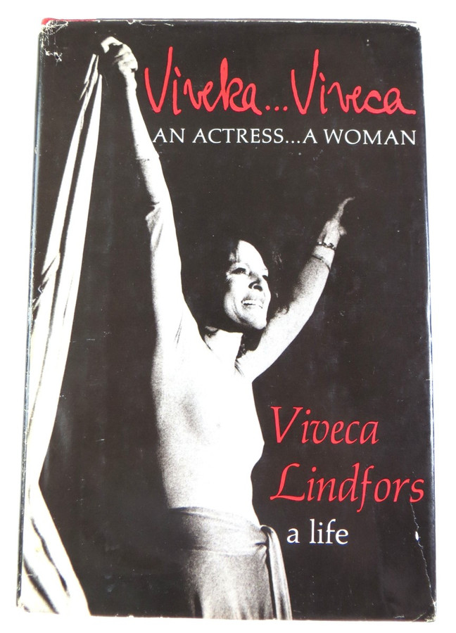 Viveca Lindfors Signed Autographed Hardcover Book Viveka Viveca An Actress JSA