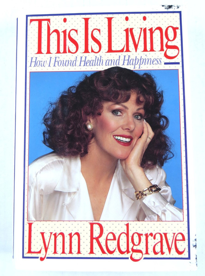 Lynn Redgrave Signed Autographed Book This is Living 1991 JSA AB41590