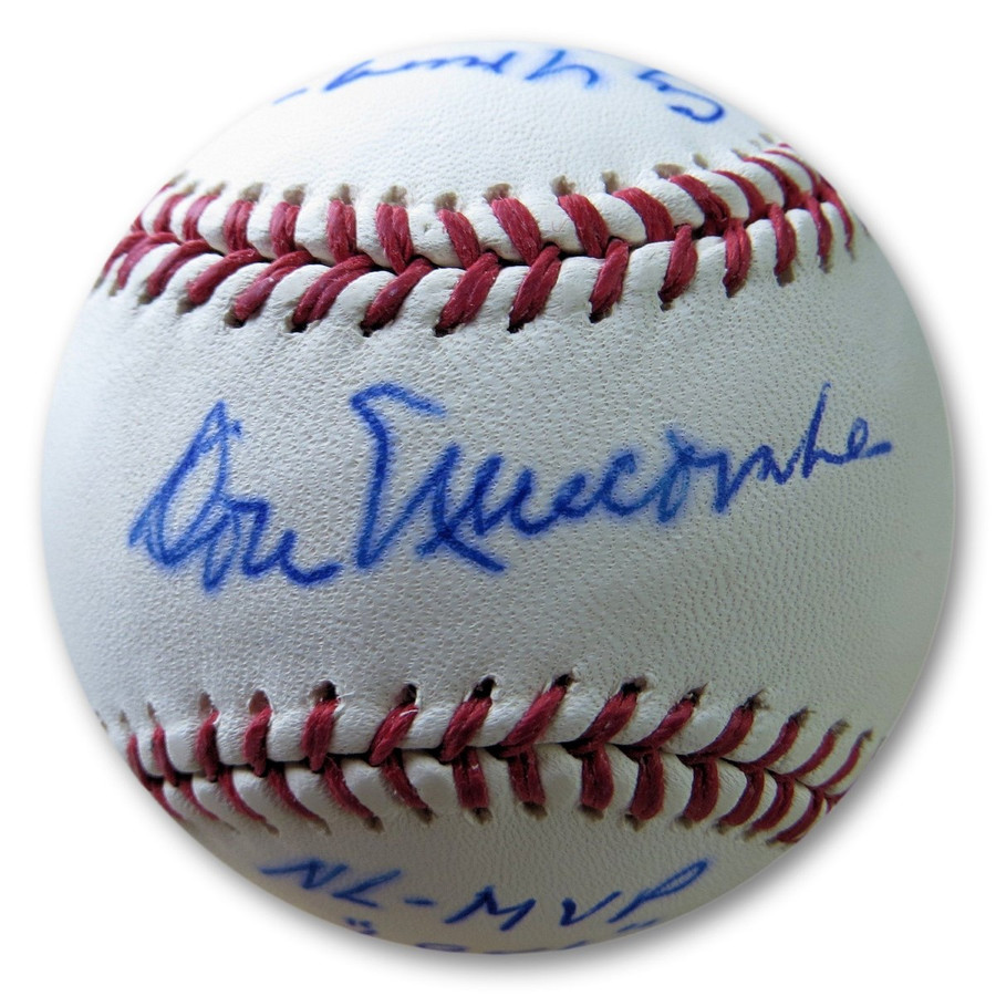 Don Newcombe Signed Autographed MLB Baseball Dodgers Stat Inscribed JSA W740142