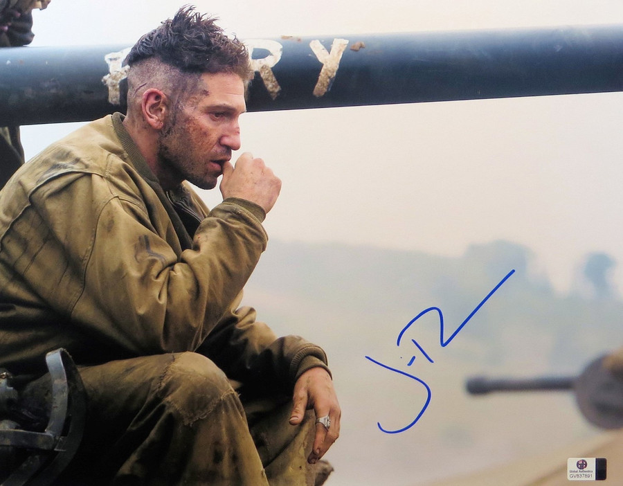 Jon Bernthal Signed Autographed 11X14 Photo Fury Sitting on Tank GV837891