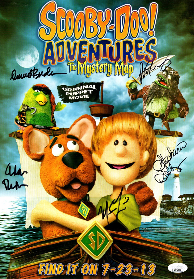 Scooby Doo Adventures Multi Signed Autographed 10X14 Poster 5 Autos Lillard JSA
