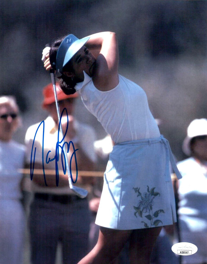Nancy Lopez Signed Autographed 8X10 Photo LPGA Legend Shot Pose JSA AE80167
