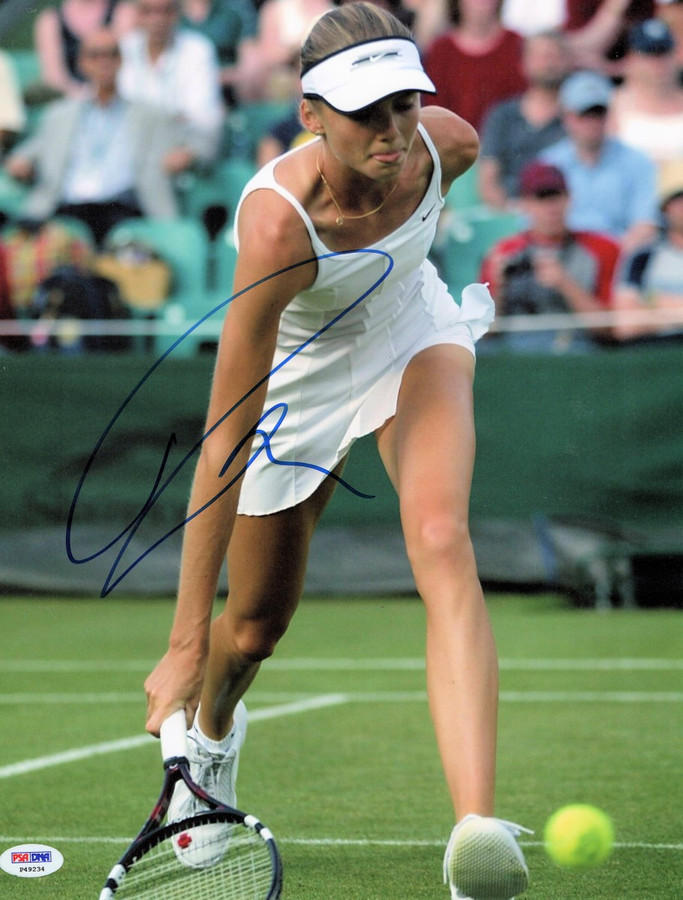 Daniela Hantuchova Signed Autographed 11X14 Photo Tennis Star PSA P49234