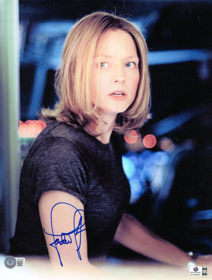 Jodie Foster Signed Autographed 11X14 Photo Flightplan BAS BF81902