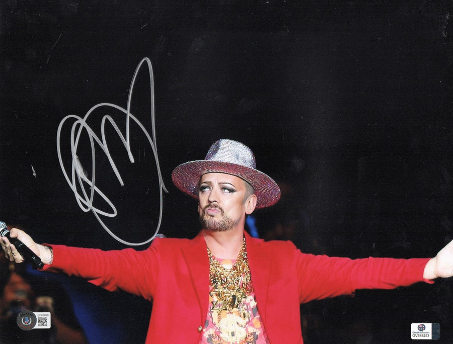 Boy George Signed Autographed 11X14 Photo Culture Club Singer BAS BF81899