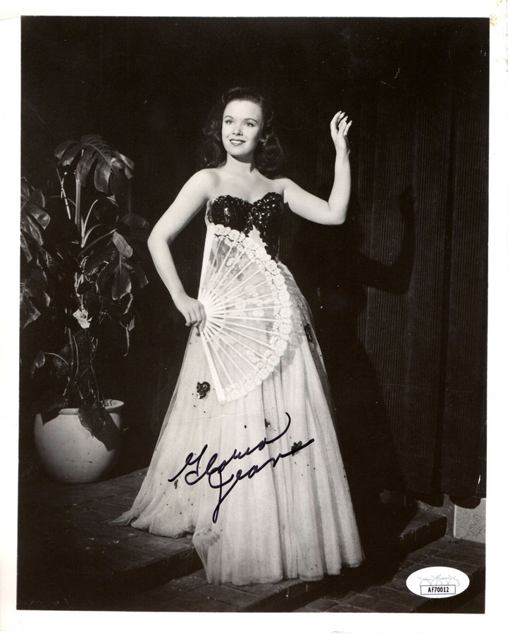 Gloria Jean Signed Autograph 8X10 Photo Legendary Hollywood Actress JSA AF70012