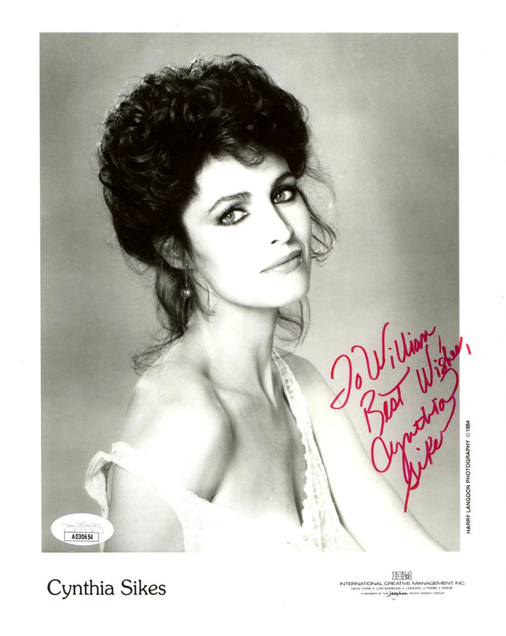 Cynthia Sikes Signed Autograph 8X10 Photo St. Elsewhere Blade Runner JSA AD30654