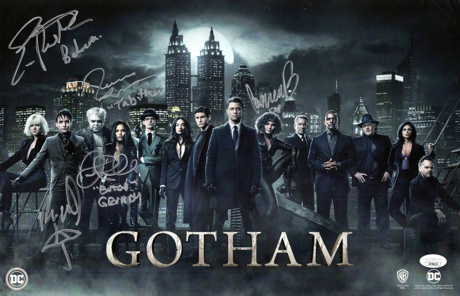 Gotham Multi Signed Autographed 11X17 Poster Taylor Lucas Richards JSA AF38425