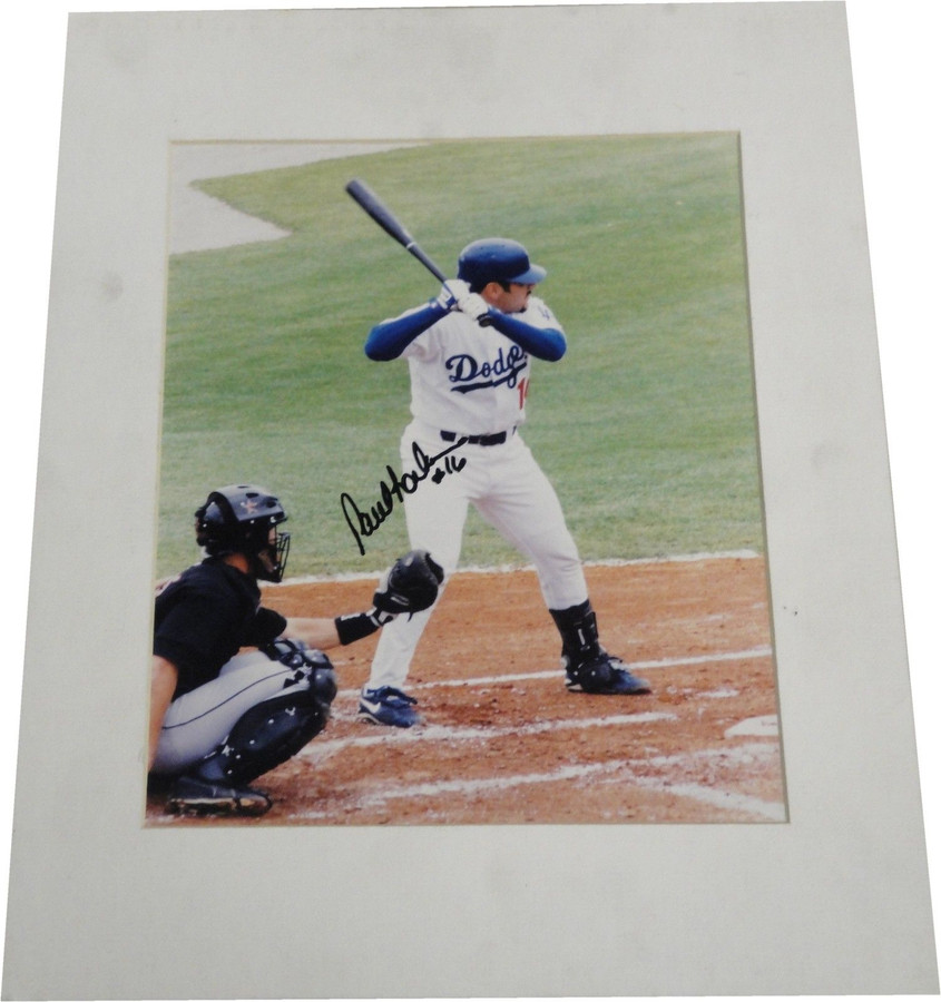 Paul Lo Duca Signed Autographed matted 8x10 Photograph LA Dodgers W/ COA