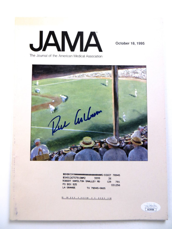 Richie Ashburn Signed Autograph Magazine JAMA Philadelphia Phillies JSA AH39508