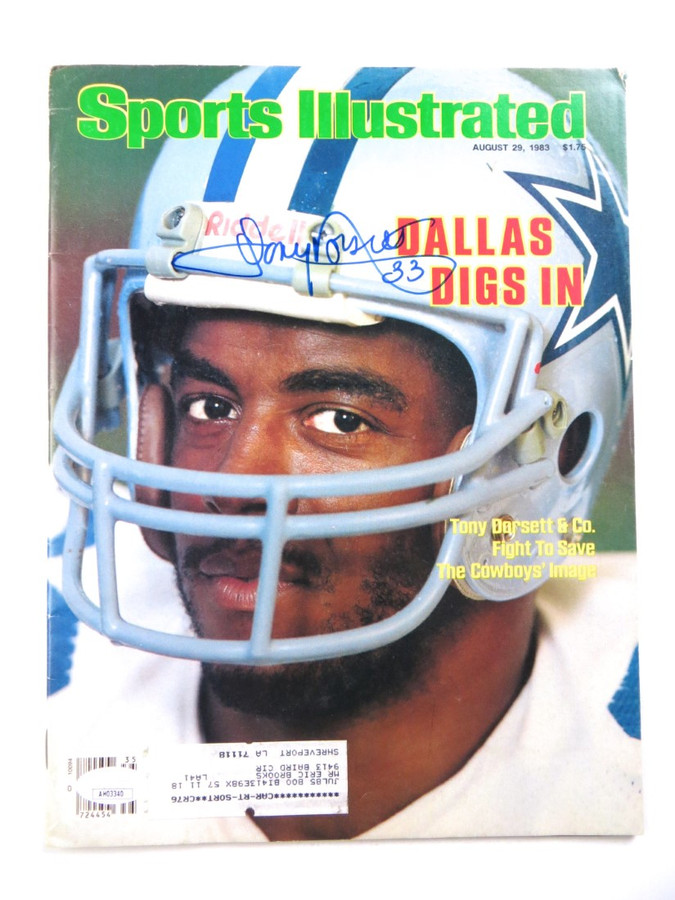 Tony Dorsett Signed Autographed Magazine Sports Illustrated 1983 JSA AH03340