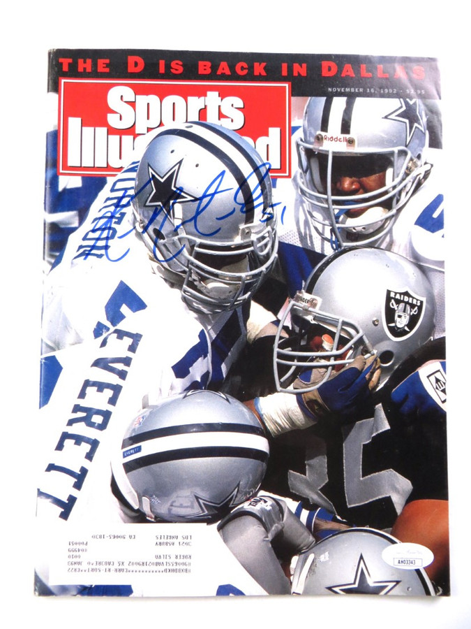 Ken Norton Jr. Signed Autographed Magazine Sports Illustrated 1992 JSA AH03343