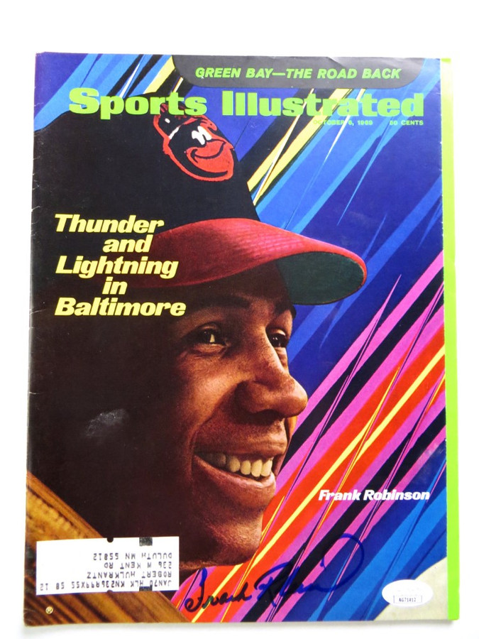 Frank Robinson Signed Autographed Magazine Sports Illustrated 1969 JSA AG71412