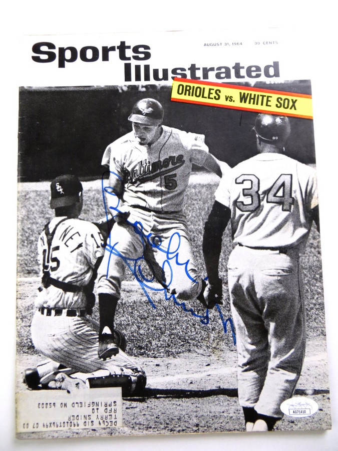 Brooks Robinson Signed Autographed Magazine Sports Illustrated 1964 JSA AG71410