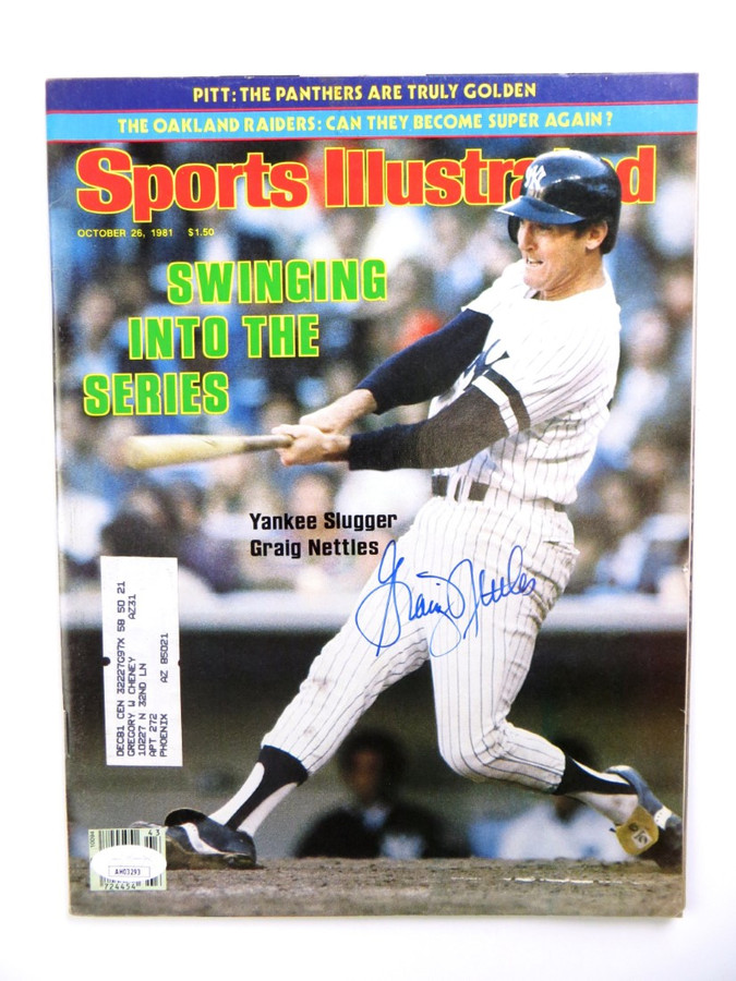 Graig Nettles Signed Autographed Magazine Sports Illustrated 1981 JSA AH03293