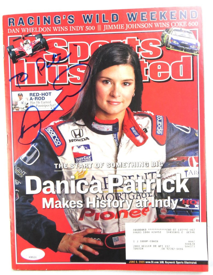 Danica Patrick Signed Autographed Magazine 2005 Sports Illustrated JSA AE80231