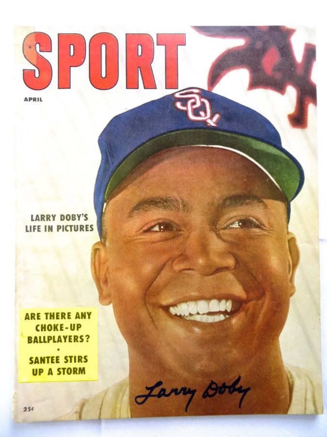 Larry Doby Signed Autographed Magazine SPORT 1956 White Sox JSA AG71989