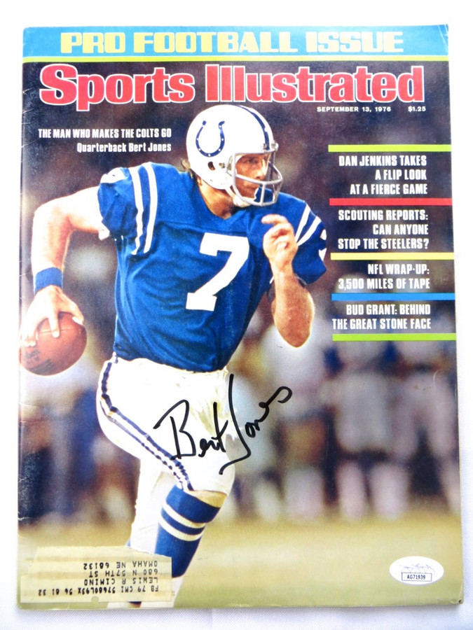 Bert Jones Signed Autographed Magazine Sports Illustrated 1976 Colts JSA AG71939