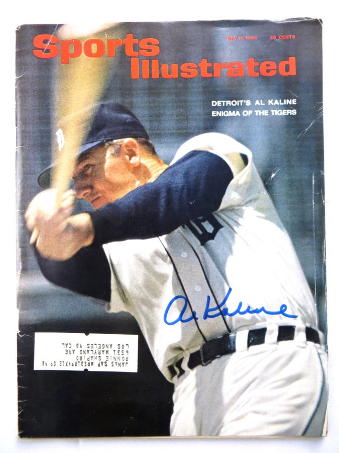 Al Kaline Signed Autographed Magazine Sports Illustrated 1964 Tigers JSA AH04511