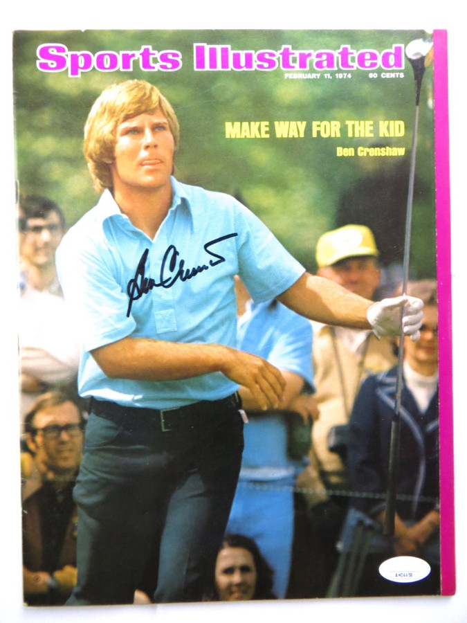 Ben Crenshaw Signed Autographed Magazine Sports Illustrated 1974 PGA JSA AH04458