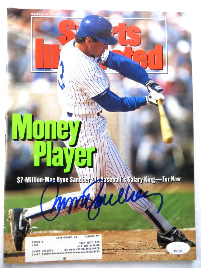 Ryne Sandberg Signed Autographed Magazine Sports Illustrated 1992 JSA AH04453