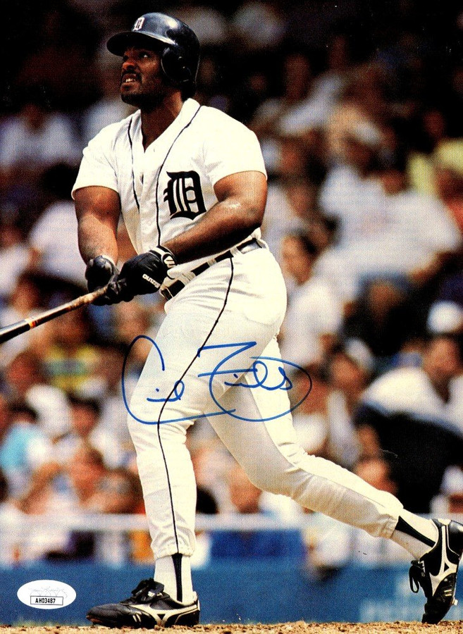 Cecil Fielder Signed Autographed Magazine Photo Detroit Tigers JSA