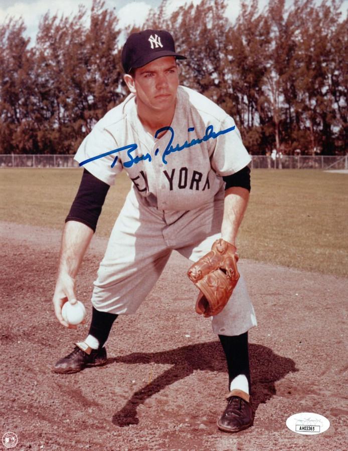 Bobby Richardson Autographed 8X10 Photo Vintage New York Yankees JSA AH03365