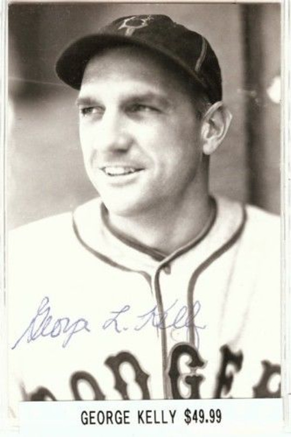 George Kelly Signed Vintage Postcard Auto Autograph