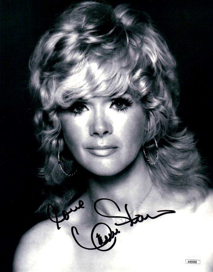 Connie Stevens Signed Autographed 8X10 Photo Sexy Curly Hair JSA AH04668