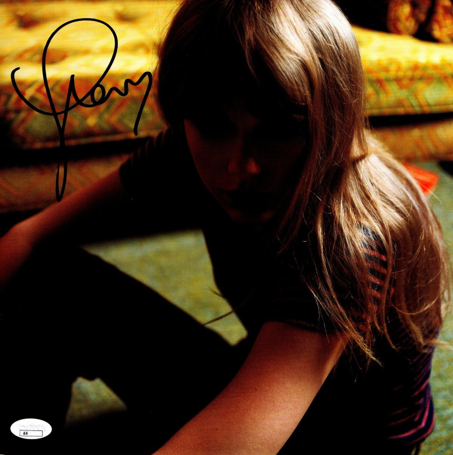 Taylor Swift Signed Autographed 11X11 Photo Anti-Hero Close-Up Shadow JSA COA