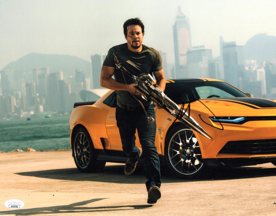 Mark Wahlberg Autographed 11x14 Photo Transformers Age of Extinction JSA AG39706