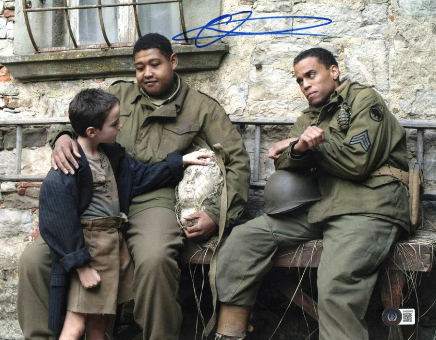 Omar Benson Miller Signed Autograph 11x14 Photo Miracle at St. Anna BAS BH098993