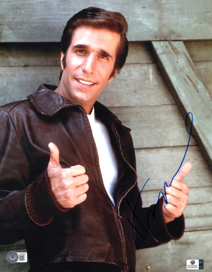 Henry Winkler Signed Autographed 11x14 Photo Happy Days The Fonz BAS BH098968