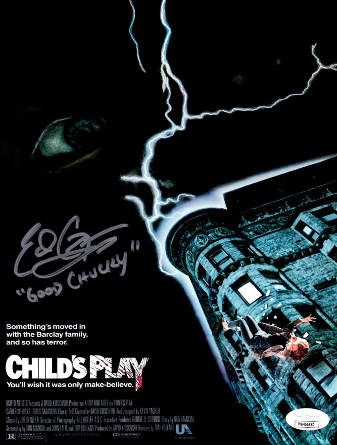 Edan Gross Signed Autograph 8X10 Photo Child's Play Good Chucky Movie Poster JSA