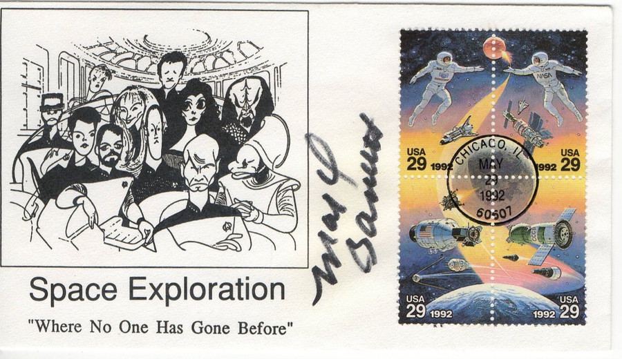 Majel Barrett Signed Autographed First Day Cover Star Trek: DS9 JSA AF70006