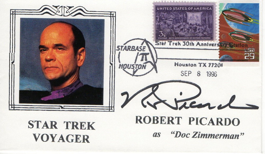 Robert Picardo Signed Autographed First Day Cover Star Trek Voyager JSA AF30994