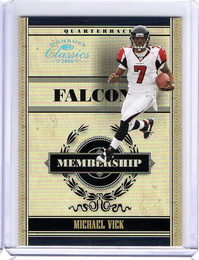 Michael Vick 2006 Donruss Classics Membership Insert Falcons #M-14 05/25