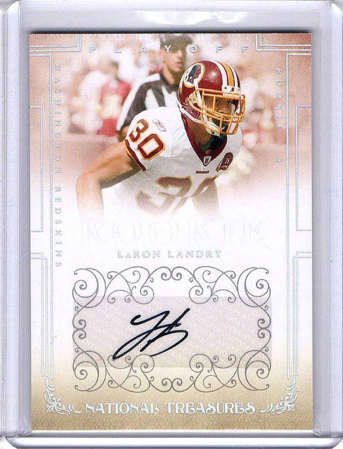 LaRon Landry 2007 National Treasures RC Rookie Autograph Washington #137 49/99