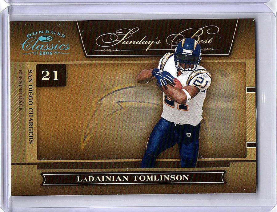 LaDainian Tomlinson 2006 Donruss Classics Sunday's Best Chargers #26 14/25