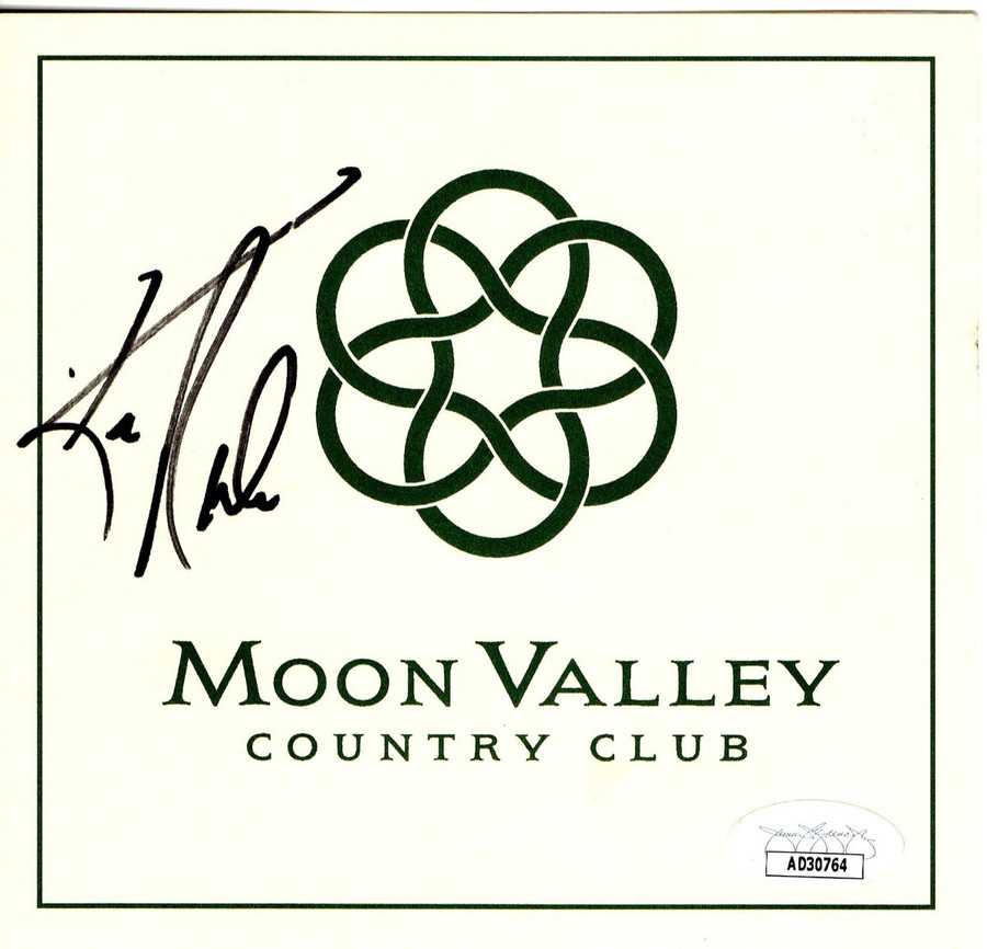 Kelly Robbins Signed Autographed Scorecard Moon Valley Country Club JSA AD30764