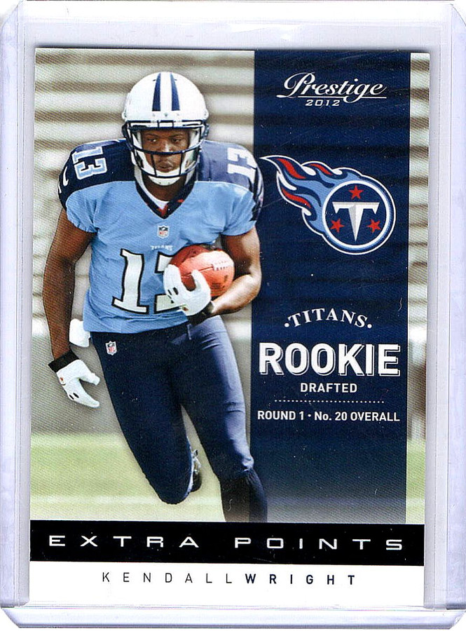 Kendall Wright 2012 Prestige RC Rookie Extra Points Titans #271 05/10