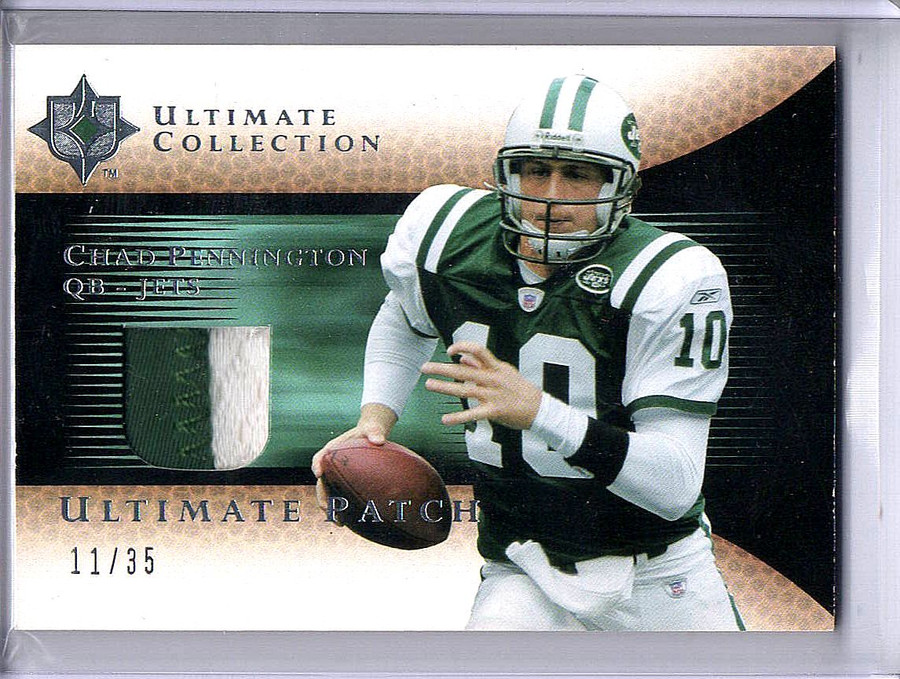 Chad Pennington 2005 Ultimate Collection 2 Color Patch NY Jets #GJP-CH 11/35